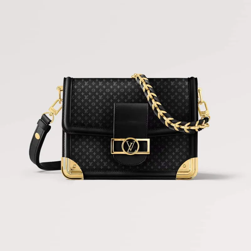 LV M22276 Louis Vuitton Dauphine MM Bag Black