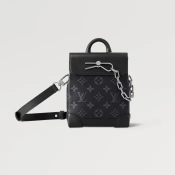 LV M82774 Louis Vuitton  Nano Steamer Bag Monogram Eclipse coated canvas