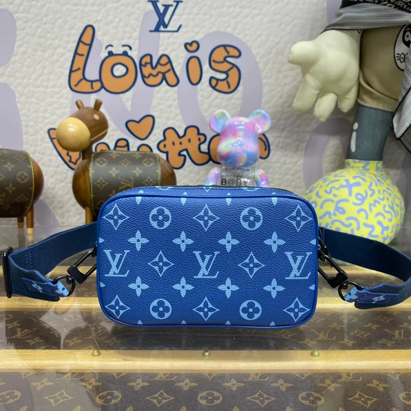 LV M82801 Louis Vuitton  Nano Alpha Bag Atlantic Blue