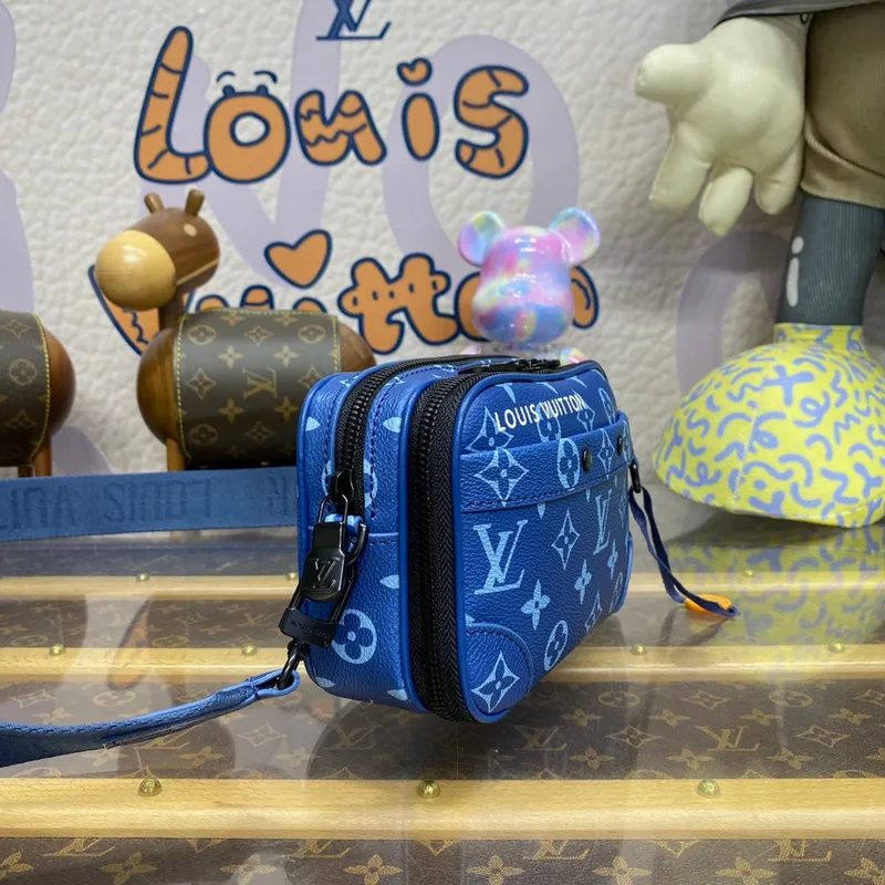 LV M82801 Louis Vuitton  Nano Alpha Bag Atlantic Blue