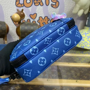 LV M82801 Louis Vuitton  Nano Alpha Bag Atlantic Blue