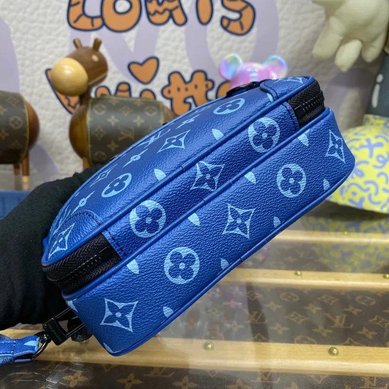 LV M82801 Louis Vuitton  Nano Alpha Bag Atlantic Blue