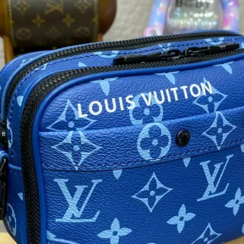 LV M82801 Louis Vuitton  Nano Alpha Bag Atlantic Blue