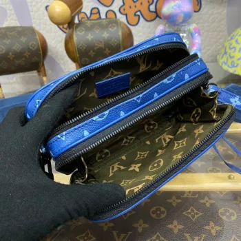 LV M82801 Louis Vuitton  Nano Alpha Bag Atlantic Blue