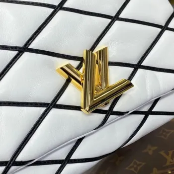 LV M22890 Louis Vuitton GO 14 MM Bag  White/Black