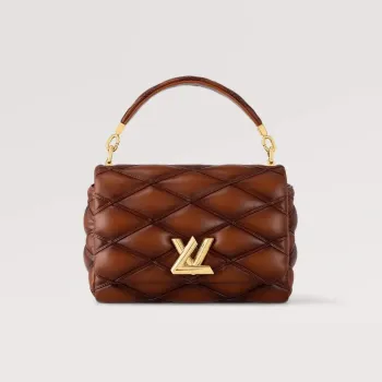 LV M23601 Louis Vuitton GO 14 MM Bag Smoked Tan