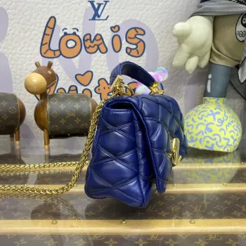 LV M23682 Louis Vuitton GO 14 MM Bag Bleu Marine
