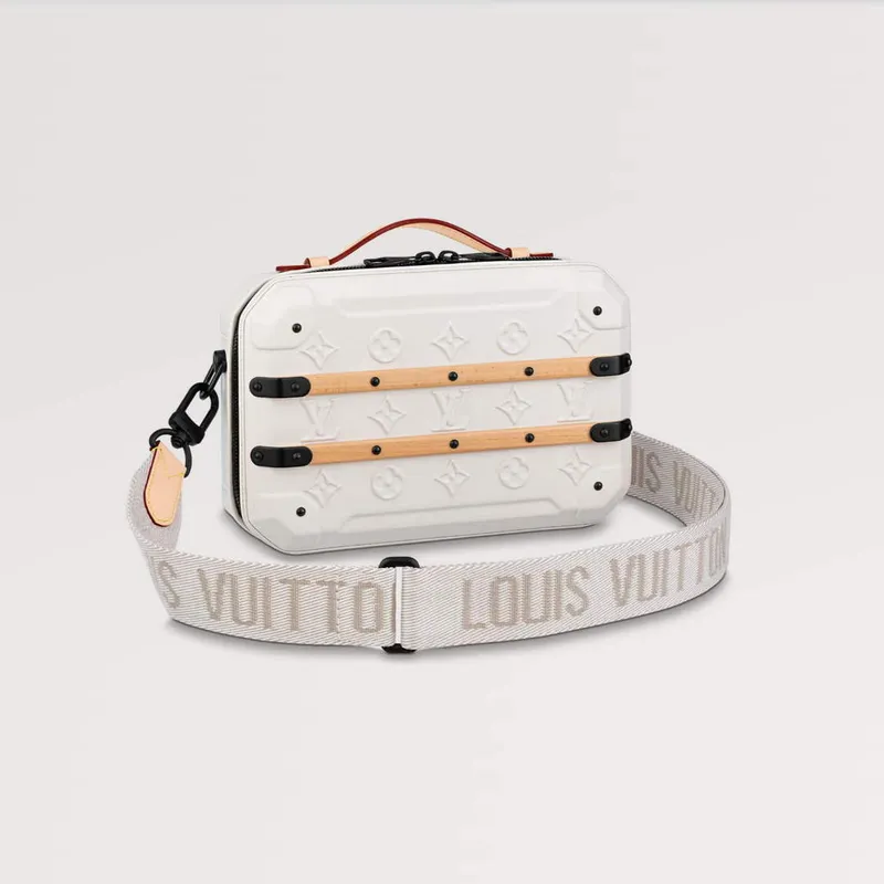LV M21950 Louis Vuitton Future Trunk Bag Calf leather White