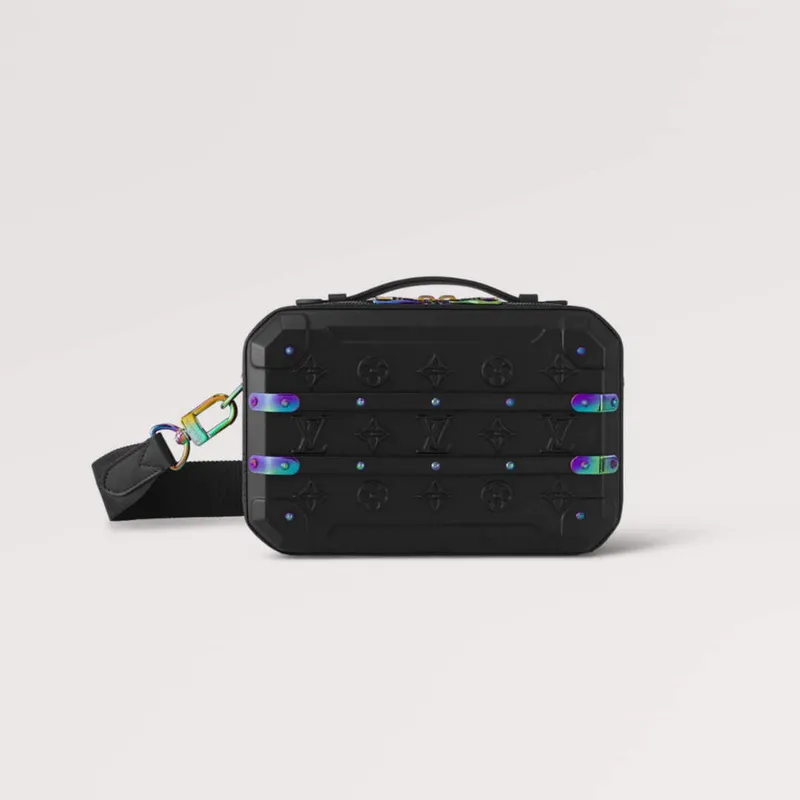 LV M21935 Louis Vuitton Future Trunk Bag Calf leather Black