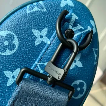 LV  M46803 Louis Vuitton Keepall Bandoulière 25 City Bag Atlantic Blue