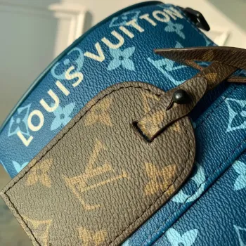 LV  M46803 Louis Vuitton Keepall Bandoulière 25 City Bag Atlantic Blue