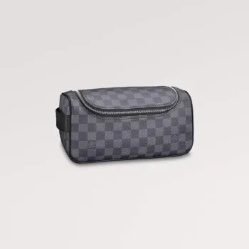 LV N47625 Louis Vuitton  Toiletry Pouch  Damier Graphite Canvas