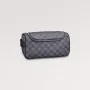 LV N47625 Louis Vuitton  Toiletry Pouch  Damier Graphite Canvas