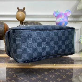 LV N47625 Louis Vuitton  Toiletry Pouch  Damier Graphite Canvas
