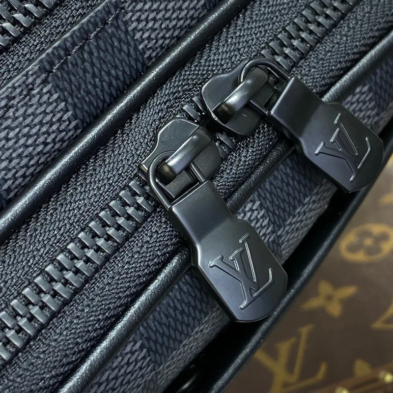 LV M82542 Louis Vuitton Alpha Nano Bag Damier Canvas Black