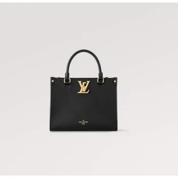 LV M22311 Louis Vuitton  Lock & Go Bag Lockme Grained Calf Leather Black