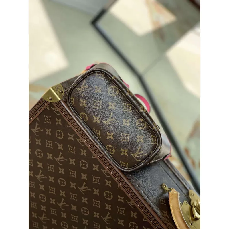 LV M12106 Louis Vuitton Neverfull Bandoulière Inside Out BB Handbag Rose