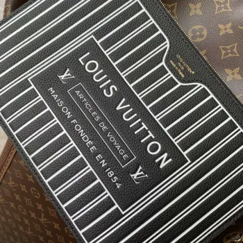 LV M11946 Louis Vuitton Neverfull Inside Out MM Handbag Black