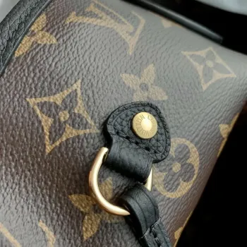 LV M11946 Louis Vuitton Neverfull Inside Out MM Handbag Black