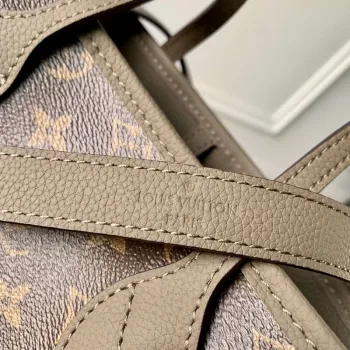 LV M12109 Louis Vuitton Neverfull Bandoulière Inside Out BB Handbag Gray