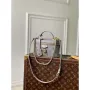 LV M12427 Louis Vuitton Vanity Chain Pouch Bag Trianon Gray