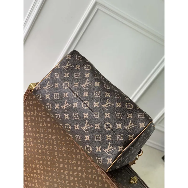 LV M46962 Louis Vuitton Speedy P9 Bandoulière 50 Bag Monogram Leather