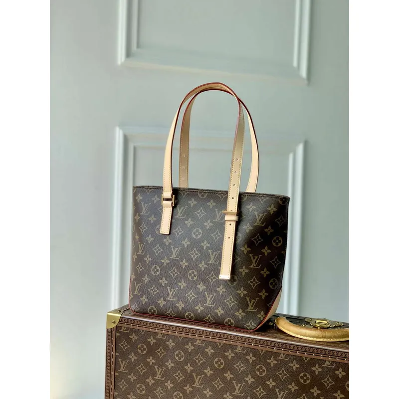 LV M12095 Louis Vuitton Classic Piano Handbag Monogram