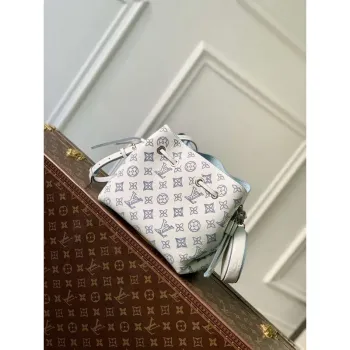 LV M11736 Louis Vuitton Bella Bucket Bag White/Blue