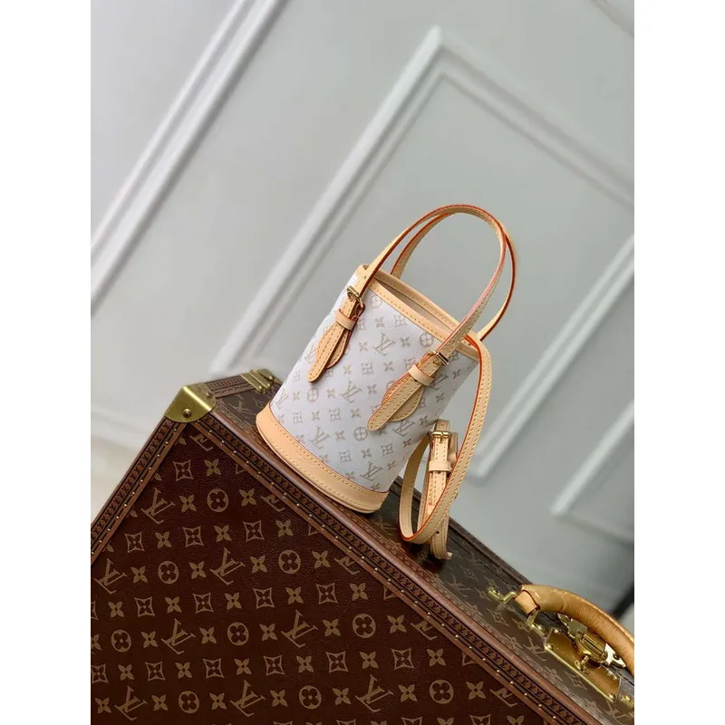 LV M12317 Louis Vuitton Nano Bucket Bag Mastic