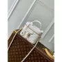 LV M25219 Louis Vuitton Vanity PM Handbag Cream