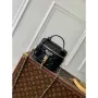 LV M25123 Louis Vuitton Vanity PM Handbag Black