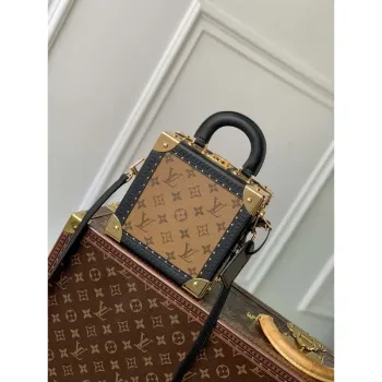 LV M11206 Louis Vuitton Mini Square Trunk Dalmatien Black