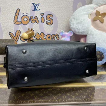 LV M25143 Louis Vuitton CarryAll Dark MM Bag Black