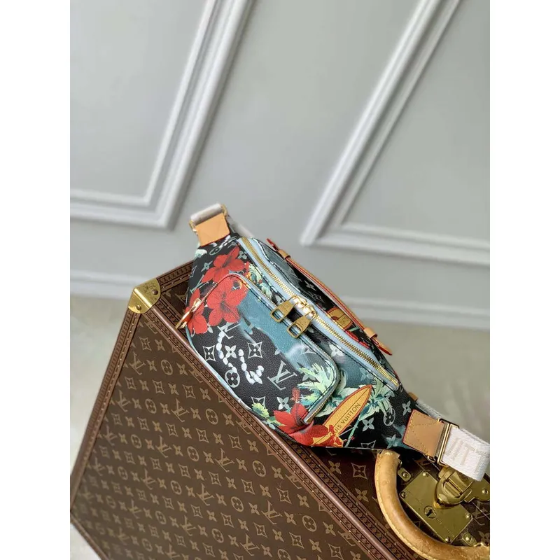 LV M24992 Louis Vuitton Rush Bumbag Navy Blue