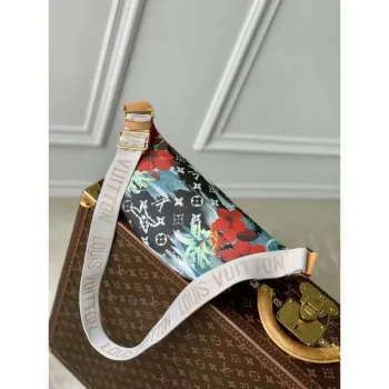 LV M24992 Louis Vuitton Rush Bumbag Navy Blue
