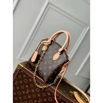LV M12019 Louis Vuitton Lockit BB Knick Knack Bag Brown