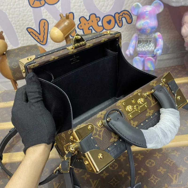 LV M47164 Louis Vuitton Petite Valise Monogram Reverse