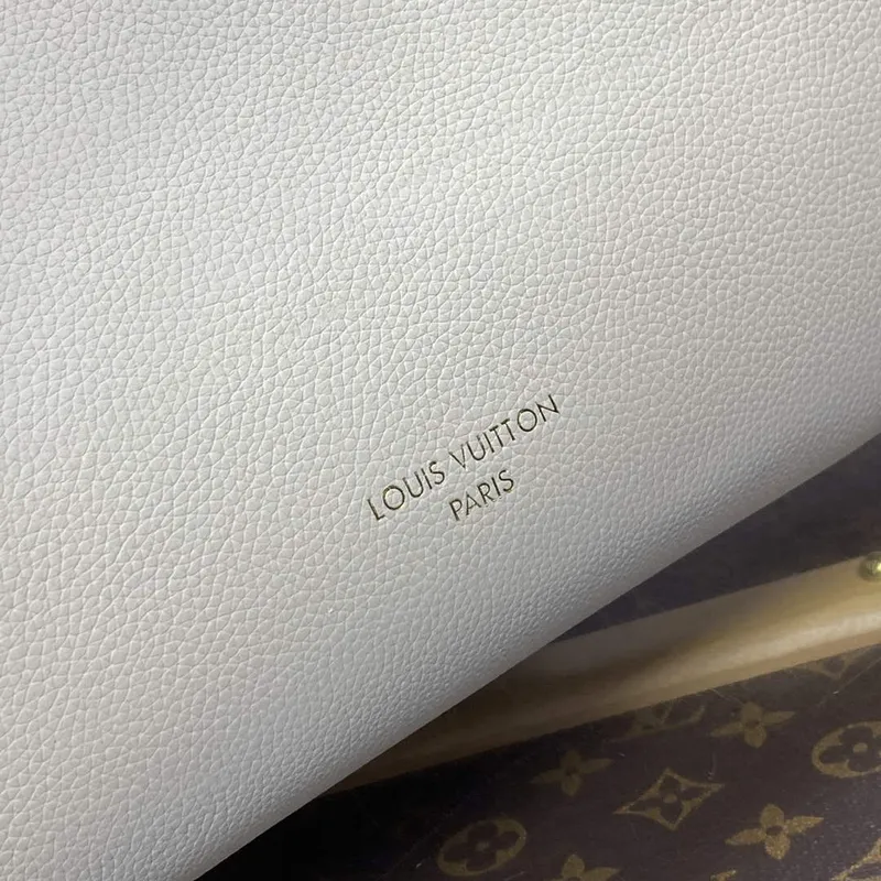 LV M25341 Louis Vuitton Low Key Cabas MM Bag off white