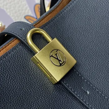 LV M25341 Louis Vuitton Low Key Cabas MM Bag Black