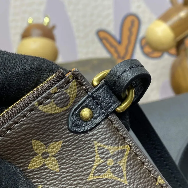 LV M25341 Louis Vuitton Low Key Cabas MM Bag Black
