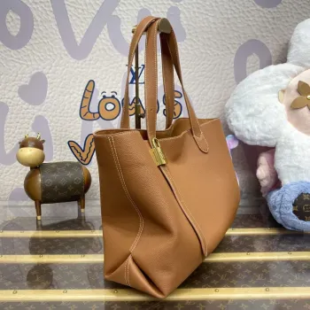 LV M25342 Louis Vuitton Low Key Cabas MM Bag Cognac Brown