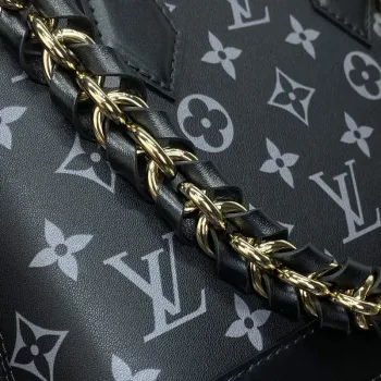 LV M12289 Louis Vuitton Alma BB Calfskin Leather Bag Black