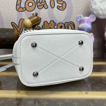 LV M11734 Louis Vuitton Blossom PM Tote Bag White/Blue