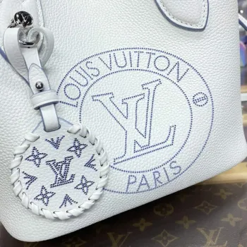 LV M11734 Louis Vuitton Blossom PM Tote Bag White/Blue