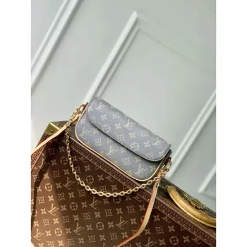 LV M12778 Louis Vuitton Wallet on Chain Ivy Bag Trianon Gray