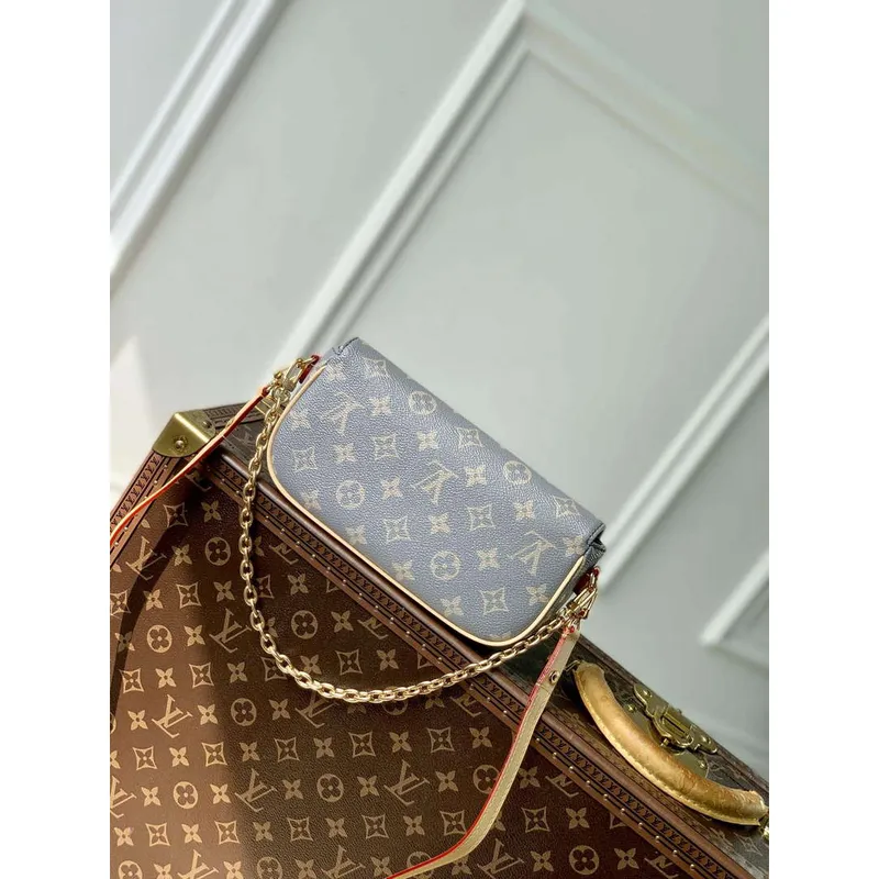 LV M12778 Louis Vuitton Wallet on Chain Ivy Bag Trianon Gray