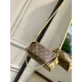 LV M11672 Louis Vuitton Bloom Pouch Bag Banana Yellow