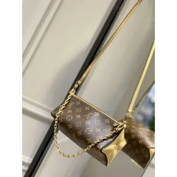 LV M11672 Louis Vuitton Bloom Pouch Bag Banana Yellow