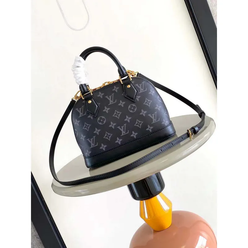 LV M12289 Louis Vuitton New Alma BB Bag Other Leathers Black