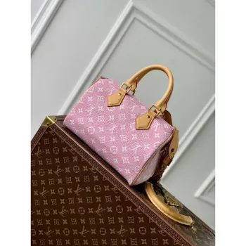 LV M24433 Louis Vuitton Speedy P9 Bandoulière 25 Monogram Bag Pink